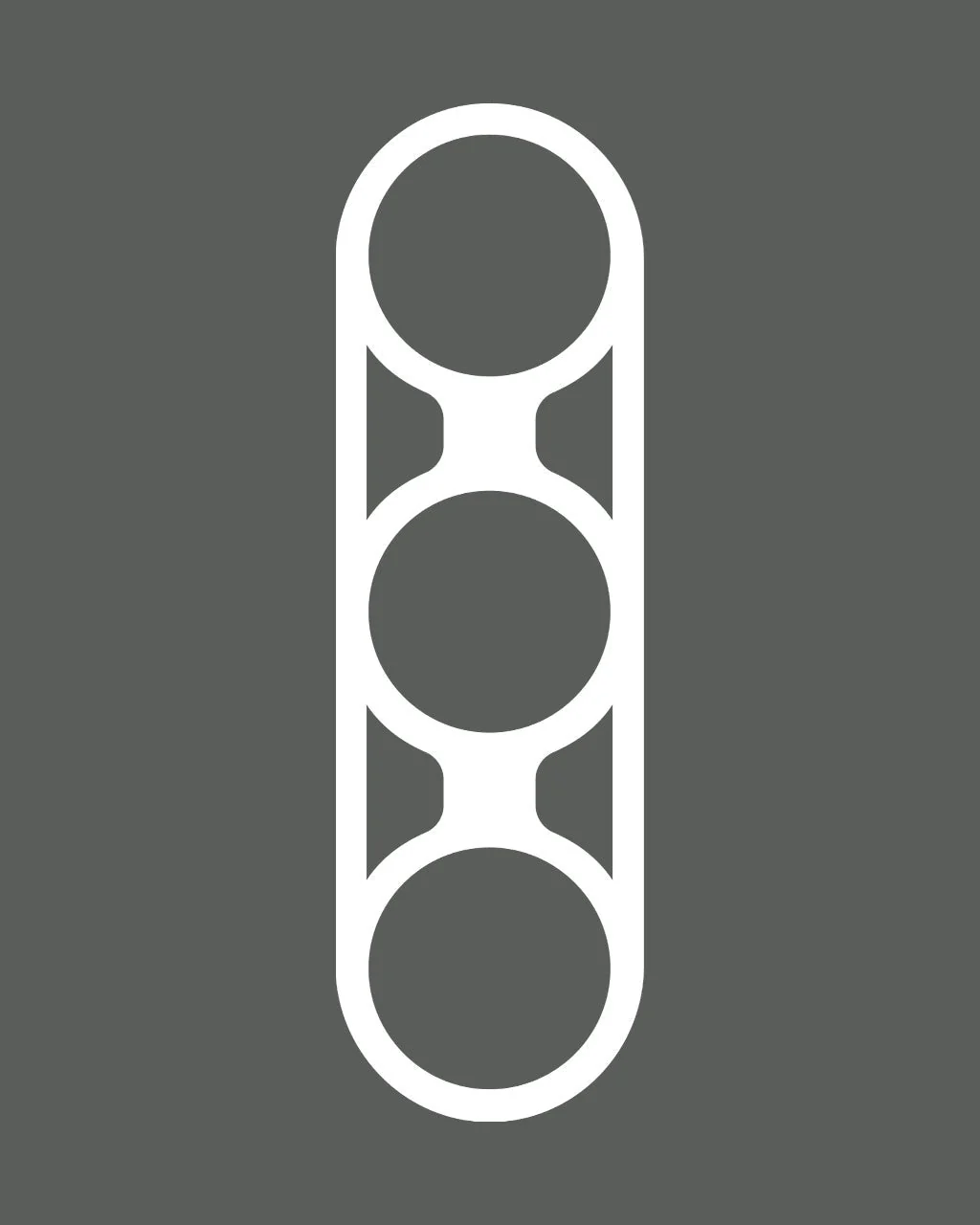 Die Cut 3 Ring Logo